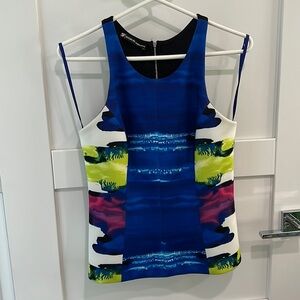 Milly razor back blue shirt